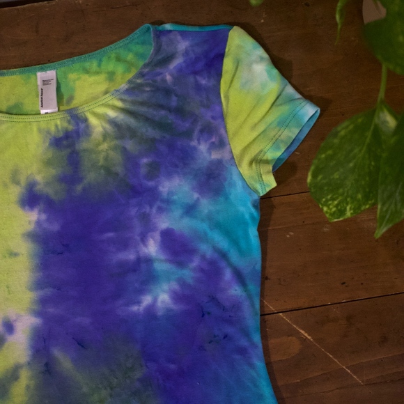 Dyed T-Shirt Dress - Picture 1 of 7